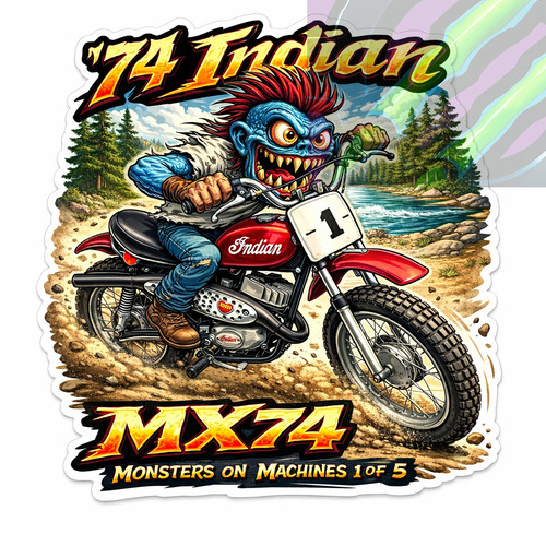 1974 indian mx74 - indian, dirt