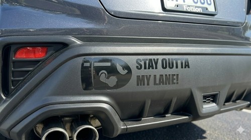 Stay outta lane - outta, lane!”