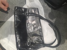 ri2k Black Leather handbag