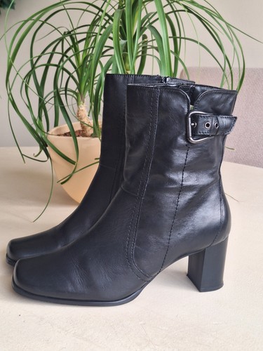 Next black leather ankle - next, boots