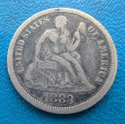 1883 usa seated liberty - usa,