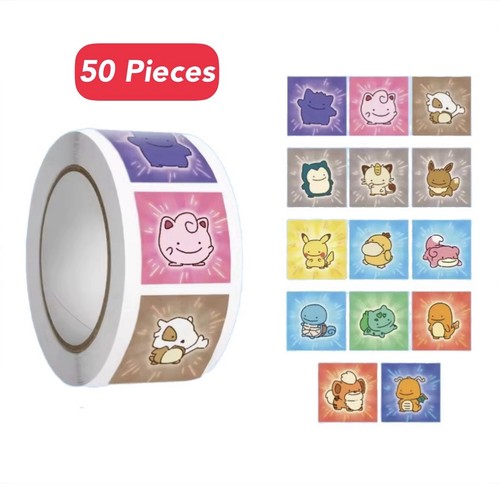 Cute pokemon square stickers - cute,