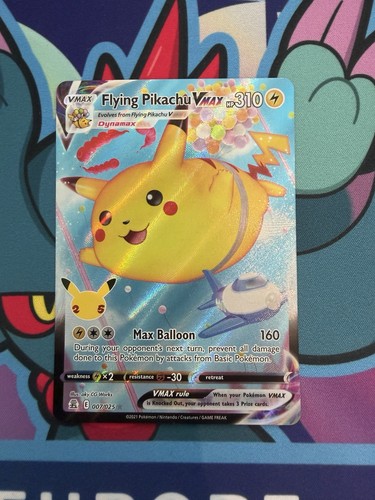 Pokémon vmax flying pikachu - pokémon,