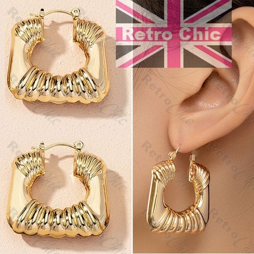 3cm creole hoops bamboo square - creole,