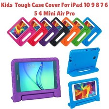 Kids Shockproof Heavy Duty Tough Case Cover For iPad 10 9 8 7 6 5 4 Mini Air Pro