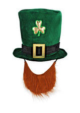 Green Irish Hat with Ginger
