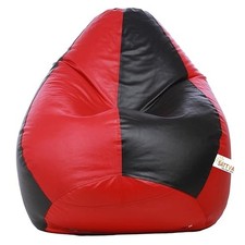 Red Black Bean Bag Chair Sofa
