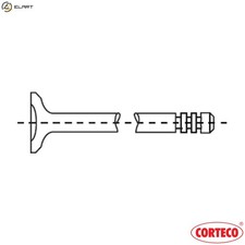 4x EXHAUST VALVE 49355728 FOR