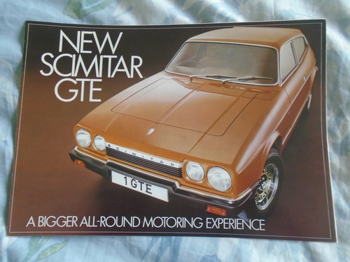Reliant scimitar gte - scimitar, brochure