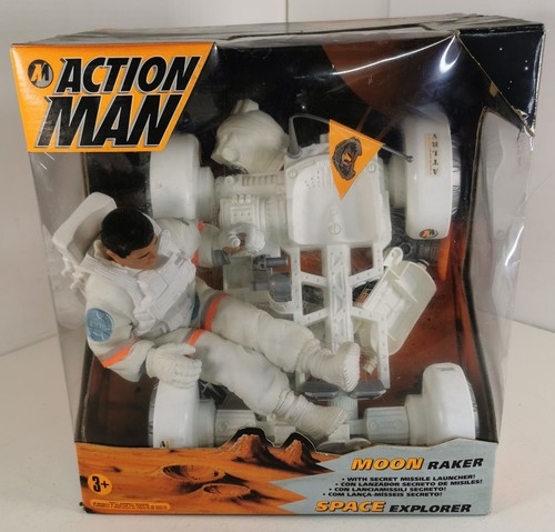 Vintage action man - man, moon