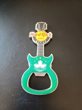 Hard Rock Cafe Macau Guitar Bottle Opener Fridge Magnet Rare Collectable