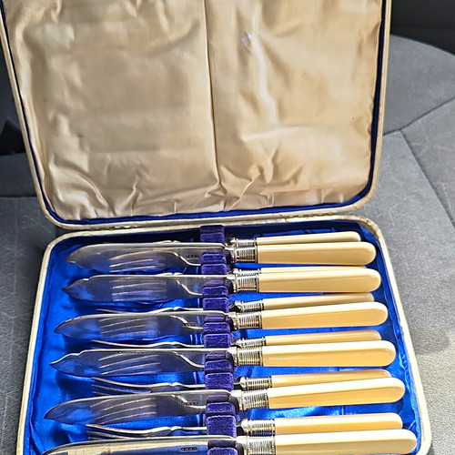 12pc stainless steel cutlery - stainless,
