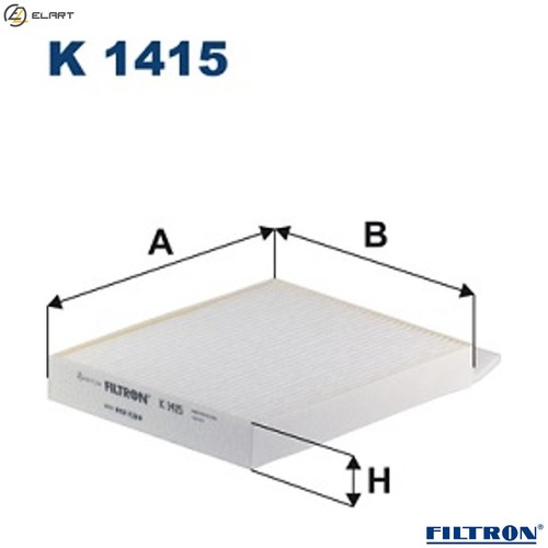 Filter cabin air - filter, for