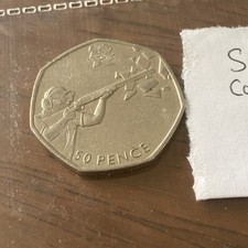 UK 50p coin 2011 shooting 