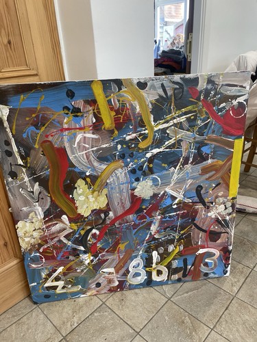 Accrylic canvas painting - canvas,