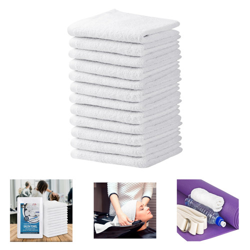 Salon towels pack cotton - pack, 12