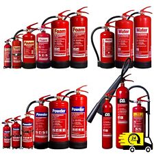 Powder Fire Extinguisher CO2 Carbon Dioxide Dry ABC Foam Water 1kg 2kg 6kg Litre