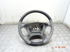 2003 MERCEDES SL SL500 AUTO R230 CONVERTIBLE LEATHER STEERING WHEEL *6872