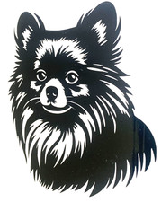 1x Pomeranian Dog Vinyl