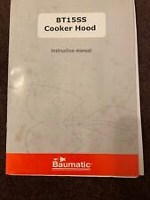 Baumatic Extractor Operation Manual. BT15SS