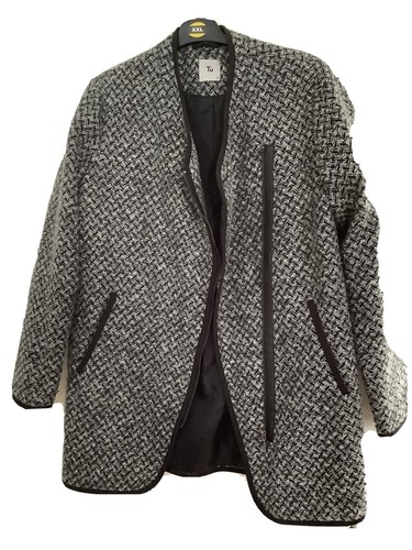 Black grey white - black/, coat