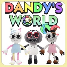 Dandy’s World Calico Scraps Plush Toys Game Peripheral Pastel Paper Scraps or Tw