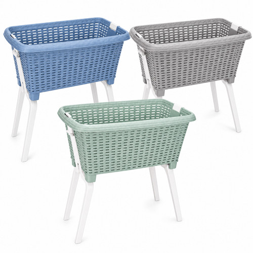 Large rattan effect laundry - effect,
