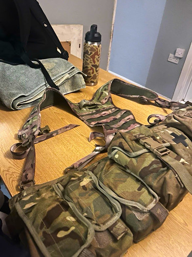Camouflage military webbing - camouflage,
