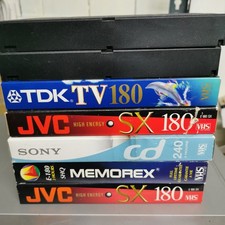 7 x VHS 'blank' Video Cassette