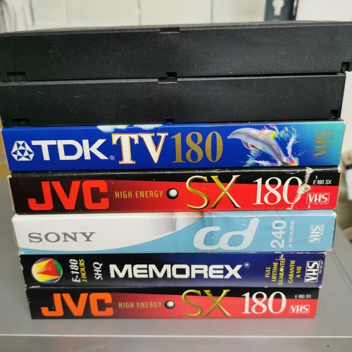 Vhs blank video cassette - video,