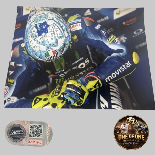 Valentino rossi signed 16x12 - valentino,