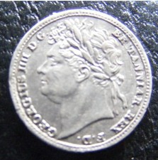1823 George IV Maundy 1 Pence