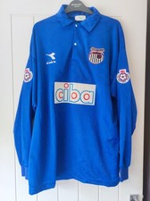 Grimsby Town Match Worn Away Shirt 1994-1995 Diadora Size XL Number 14