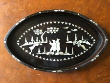 Old Vintage Chinese Lacquered