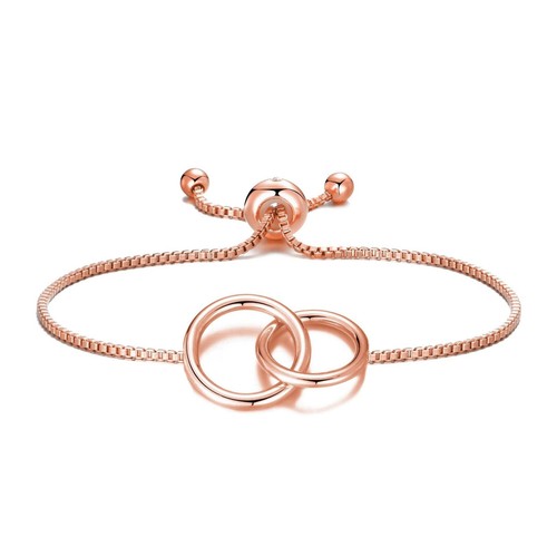 Rose gold plated link - plated,