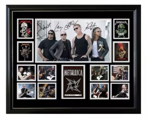 Metallica rock band signed - rock,
