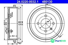 ATE BRAKE DRUM 24022000321 FOR