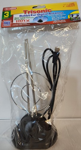 Indoor rabbit ear antenna - ear, tv