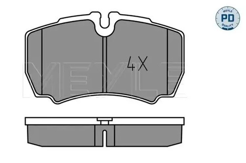 Brake pads rear axle 025 - pads,