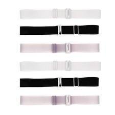 6 Pairs Transparent Bra Straps