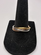 Triple Tone Gold Silver Brass