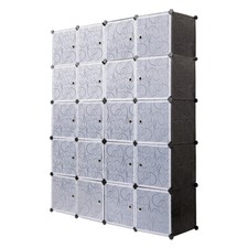 20 Cube Plastic Storage
