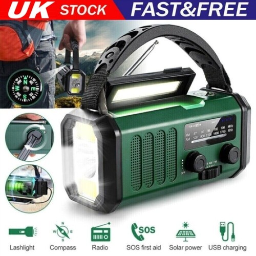 Solar hand crank radio - solar,