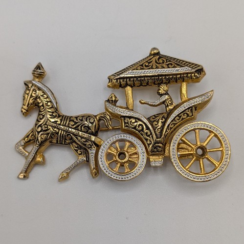 Toledoware damascene horse - damascene,