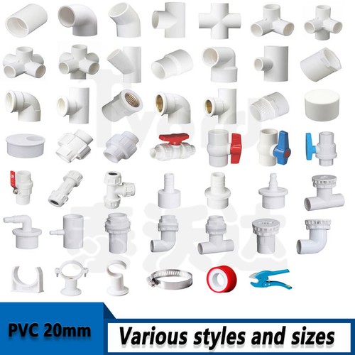 White pvc 20mm - white, id