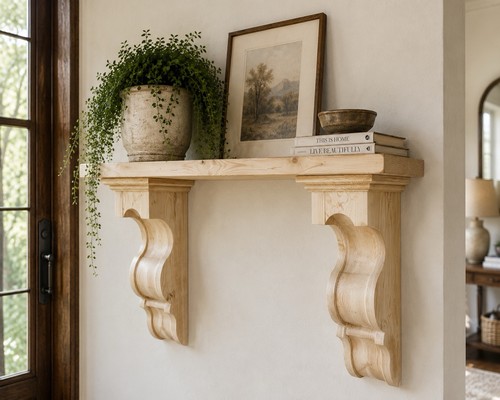 Bespoke unfinished wooden - bespoke, wall