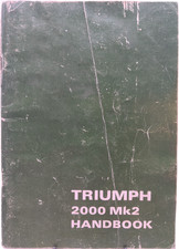 Triumph 2000 MK2 Handbook -
