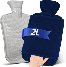 Hot Water Bottle with Fleece