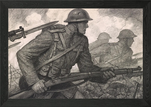 Soldiers carrying rifles