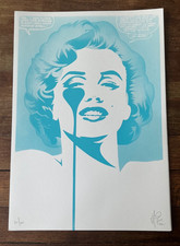 Pure Evil Marilyn Monroe Signed Screen Print Numbered Ltd Edition Pop Art